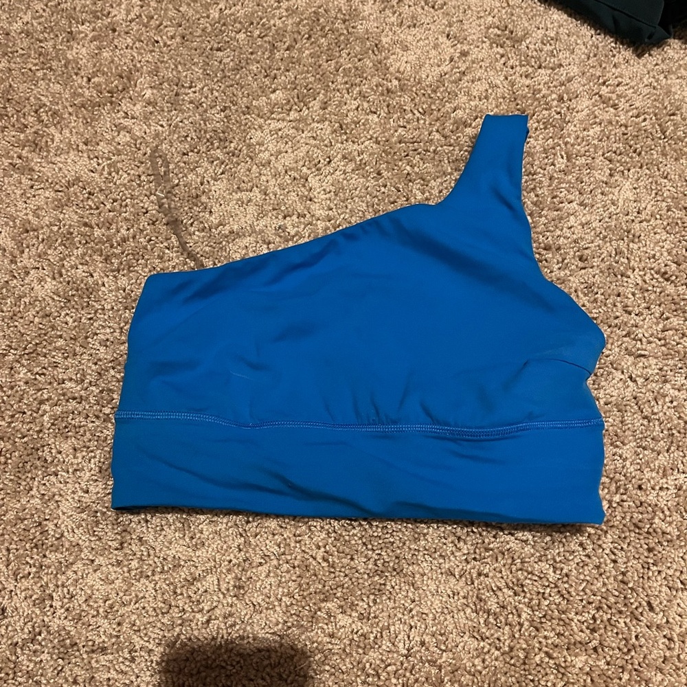 Lululemon Blue One-Shoulder Top